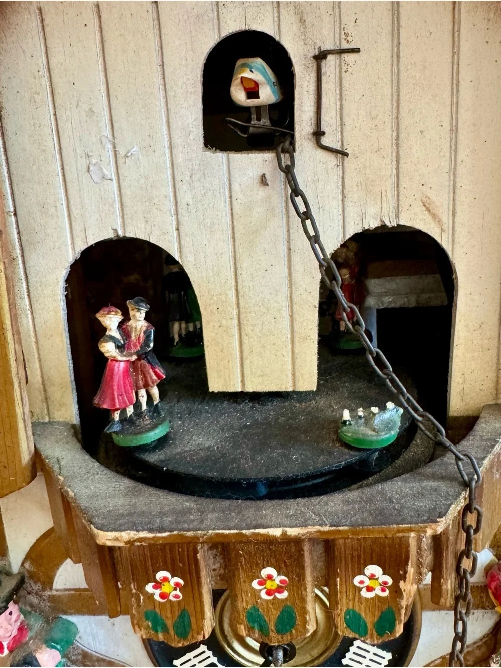 Antique Vintage Black Forest Germany Cuckoo Clock E Schmeckenbecher Needs Repair